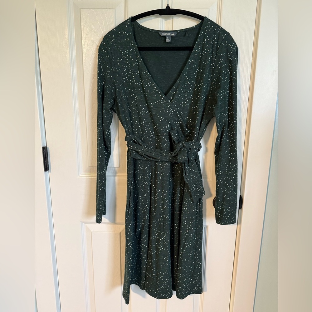 Toad&Co Cue Wrap Long Sleeve Dress